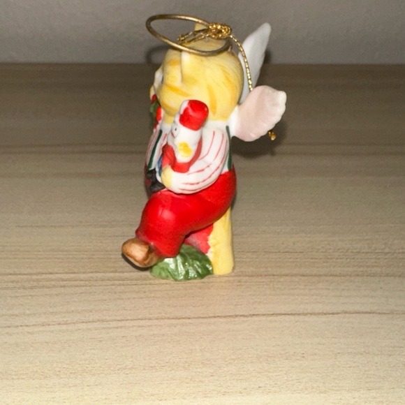 Kitty Cucumber 1987 Cat Wreath Soldier Angel Ornamaent - Picture 2 of 5